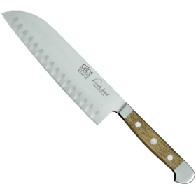 E546/18 – Santoku Kulle Messer – Serie Alpha Fasseiche
