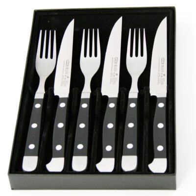 Set Steakmesser Steakgabel Geschenkkarton