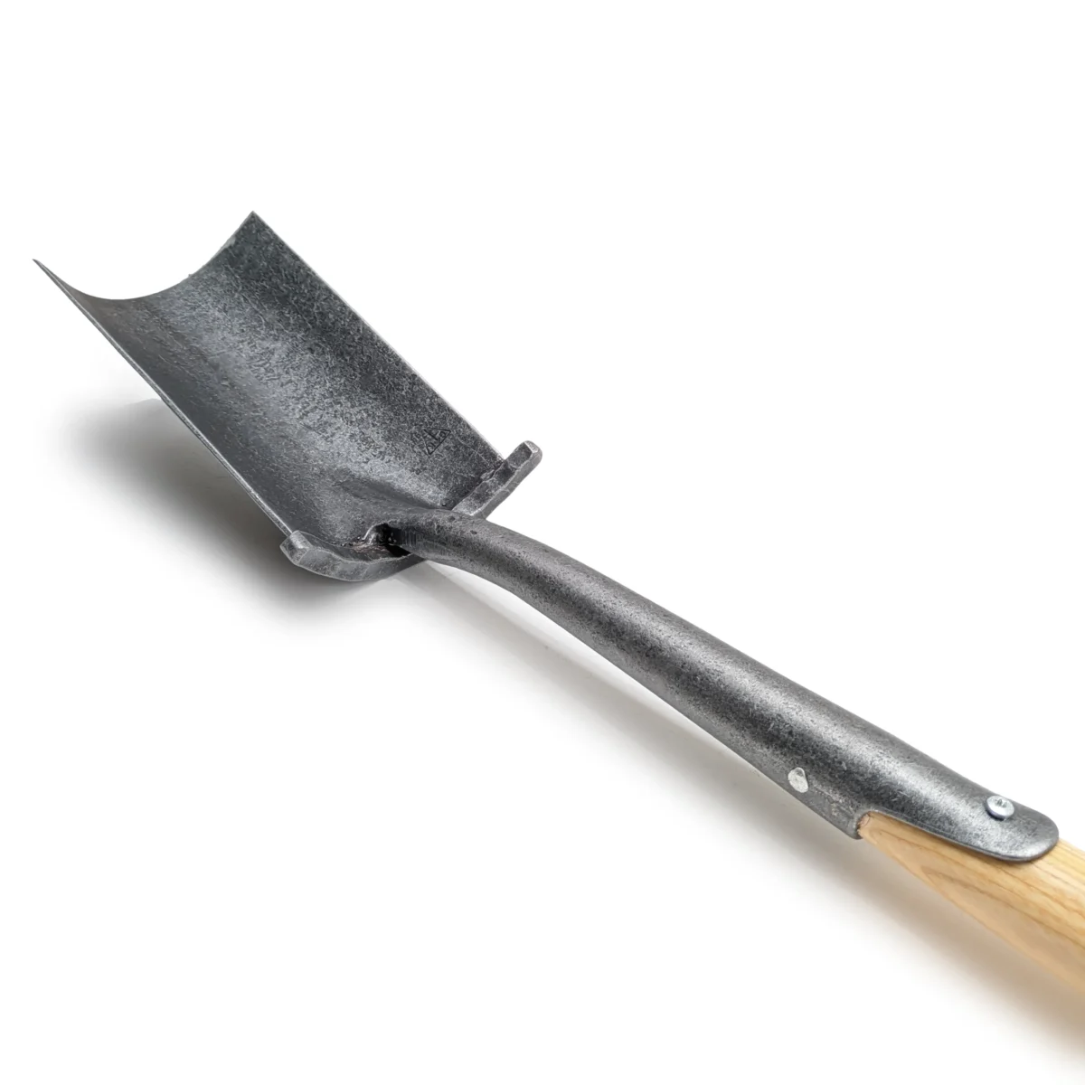 1786 – Grabespaten "Englische Form" mit Tritt – 80 cm Eschen-T-Stiel – Bild 4