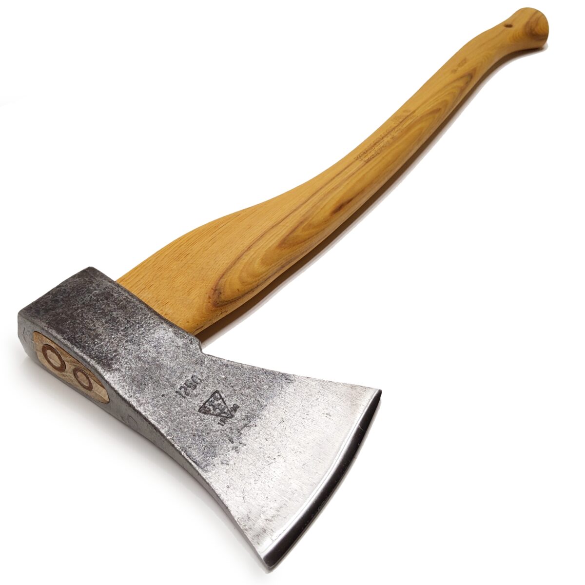 geschmiedete Axt zum Baumfällen, 1 kg Hickorystiel