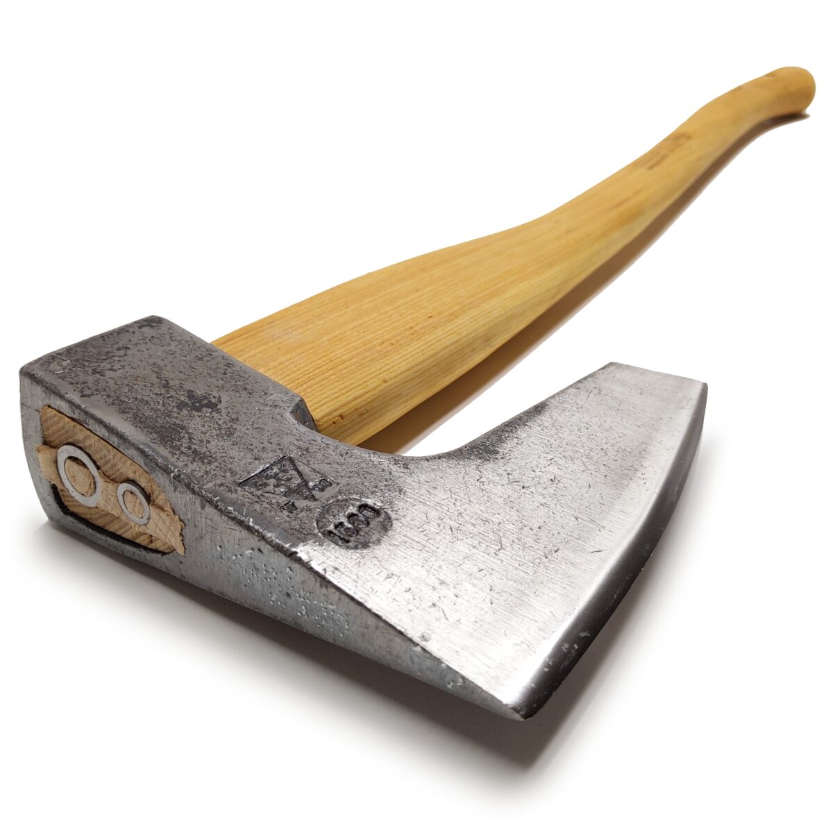 geschmiedete Universalaxt Wikingeraxt 1,2 kg Hickorystiel