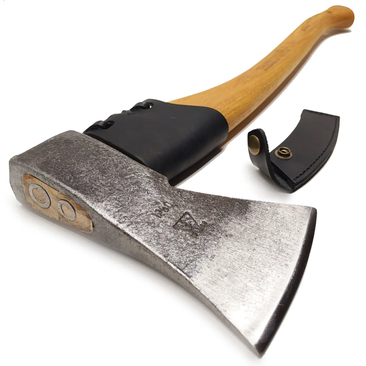 Axt zum Baumfällen Lederstielschutz Lederschneidenschutz, 1 kg