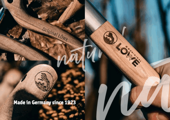 Astschere mit Holzgriff